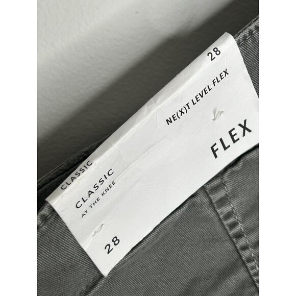 American Eagle Men's Bermuda shorts Sz 28 Green Flat front chino shorts - Picture 4 of 10